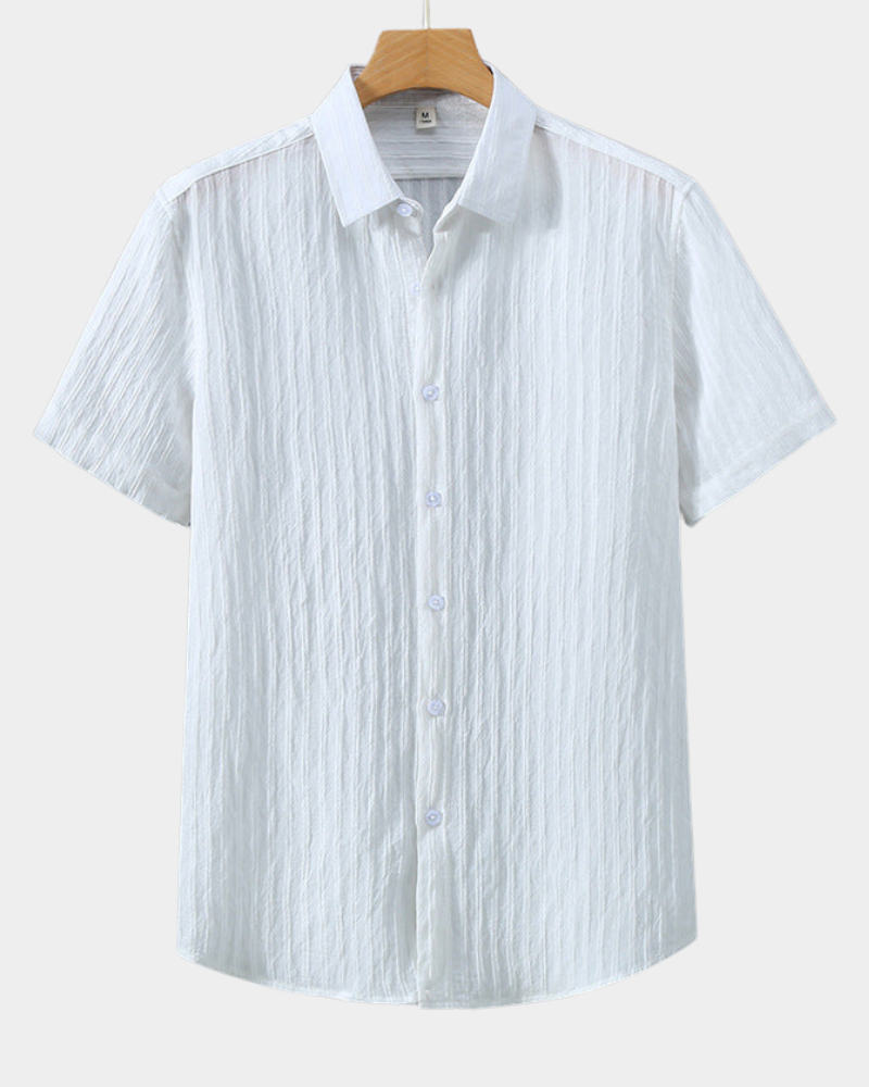 Spoleto | Slim Fit Linen Shirt