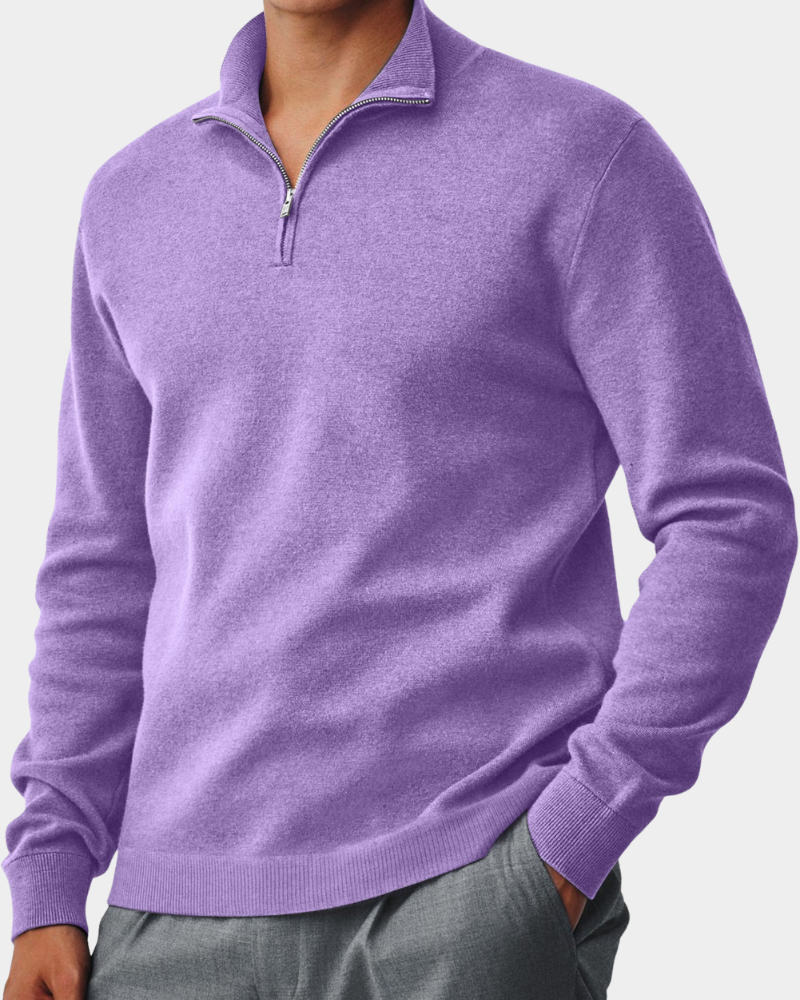 Rieti | Collar Zip Comfort Sweater