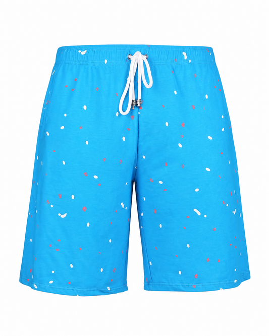 Aaron | Seamless Cotton Boxer Briefs - Blue - front - group 1