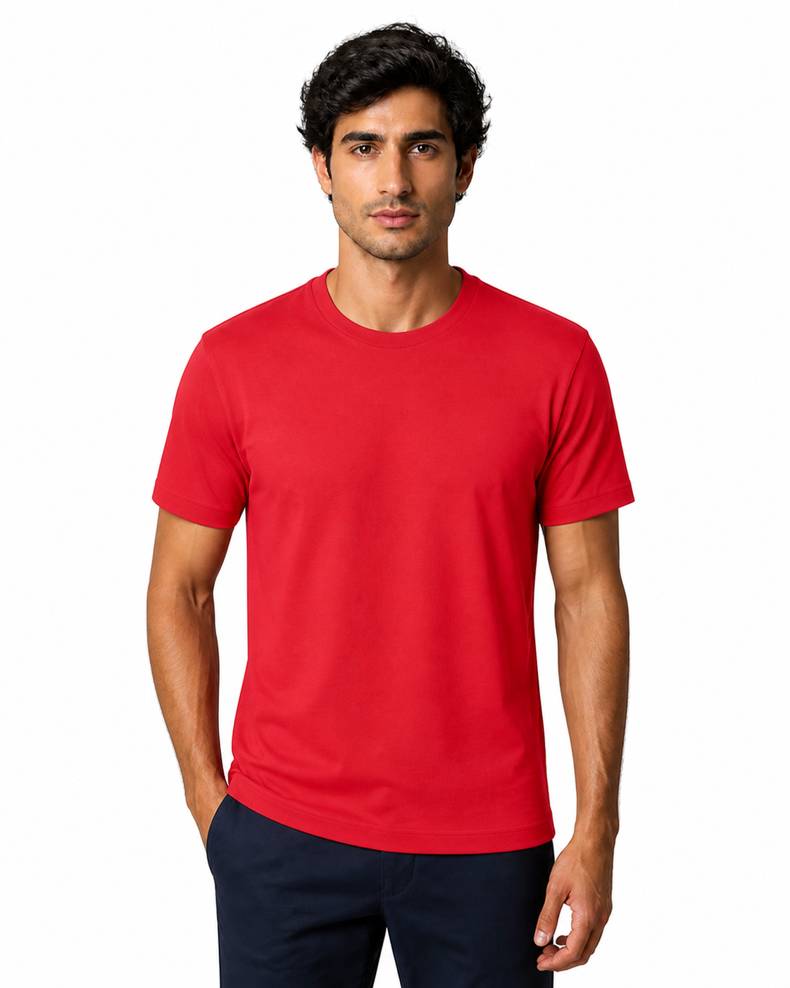 Mitchell | Essential Cotton Crew-Neck T-Shirt - 5 - front - group 2