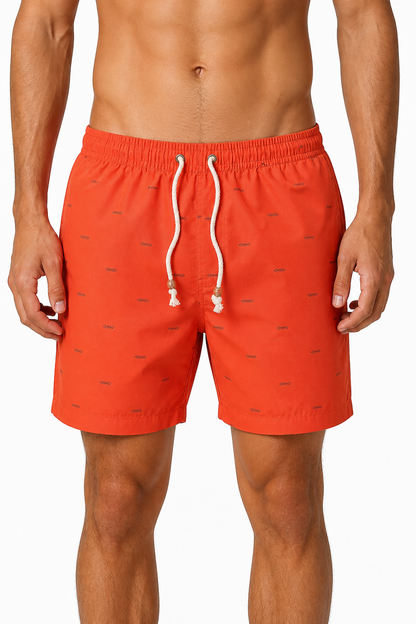 Beach Shorts - front - orange