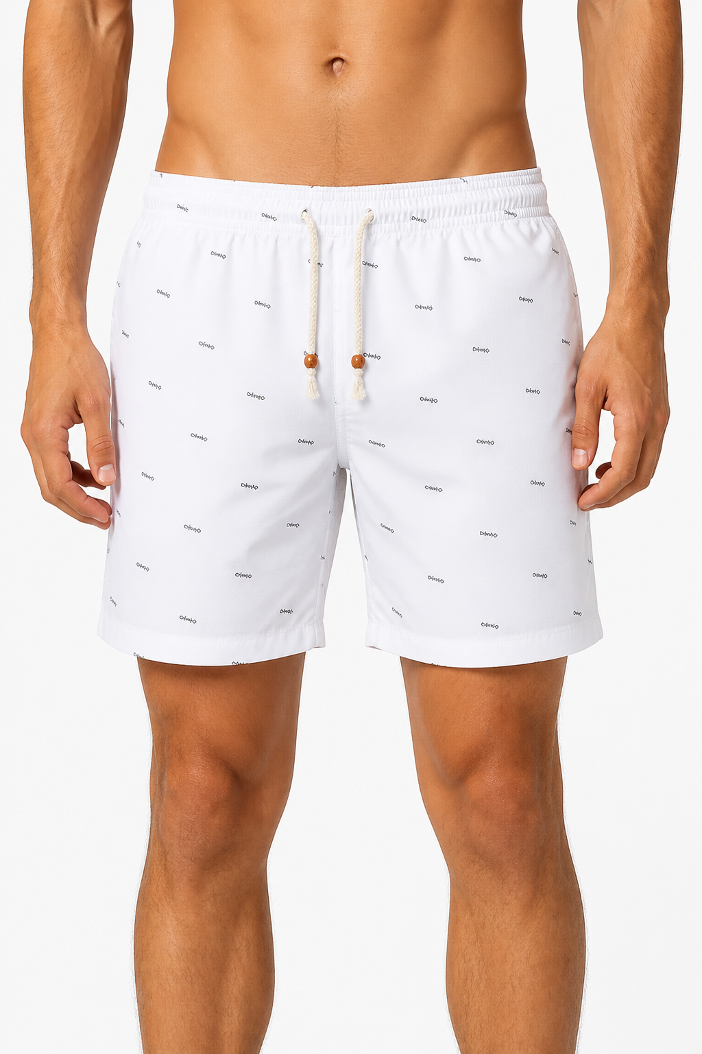 Beach Shorts - front - white