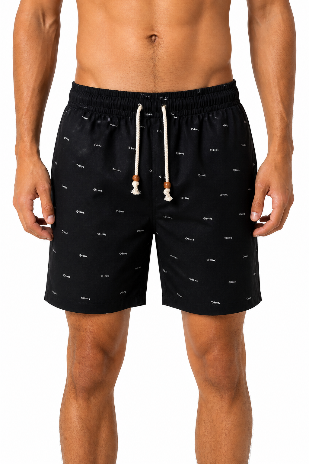 Beach Shorts - front - black