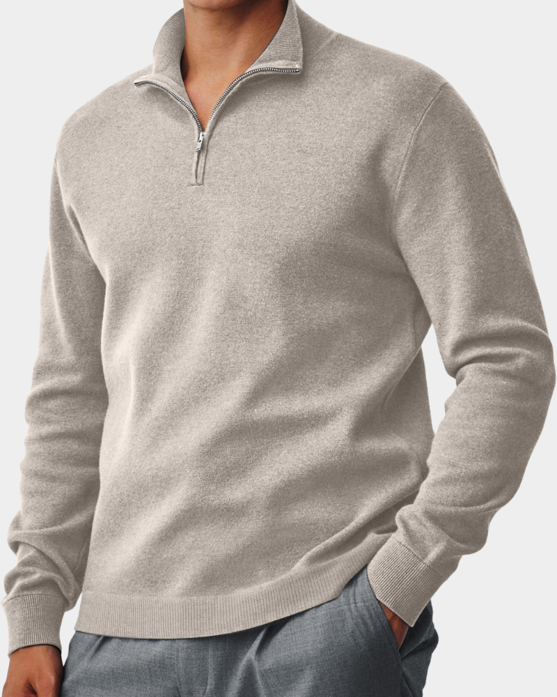 Rieti | Collar Zip Comfort Sweater