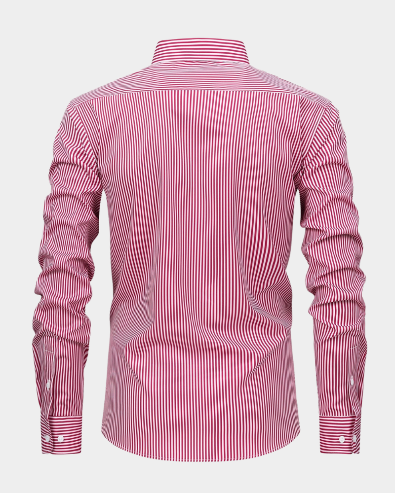 Sarzana | Striped Slim Fit Dress Shirt
