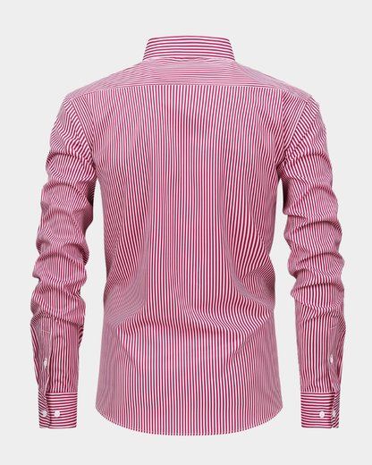 Sarzana | Striped Slim Fit Dress Shirt