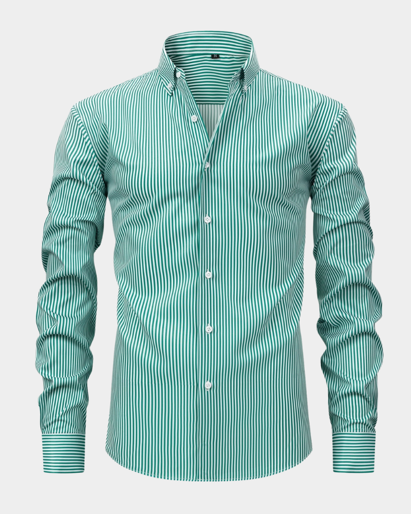 Sarzana | Striped Slim Fit Dress Shirt