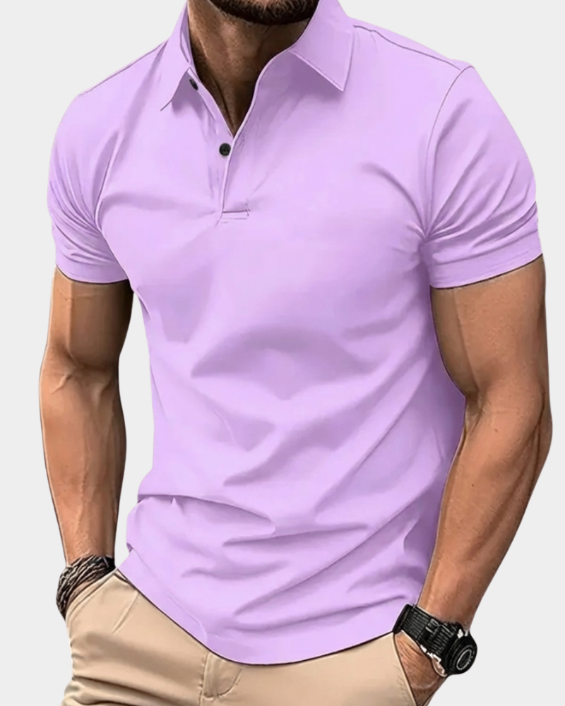 Alberto | Casual Solid Polo Shirt