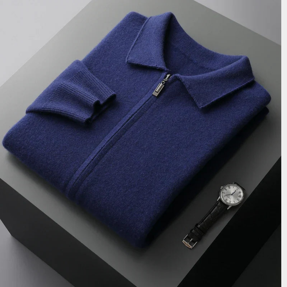 Domenico | Timeless Zip Cardigan