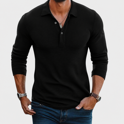 Aroldo | Long Sleeve Polo Shirt
