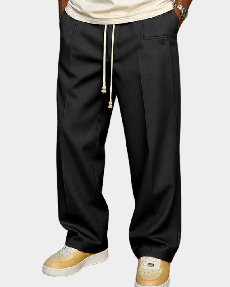 Placido | Elegant Drawstring Pants