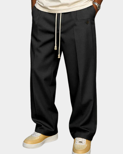 Placido | Elegant Drawstring Pants