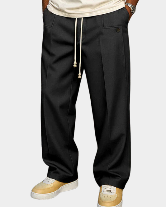 Placido | Elegant Drawstring Pants