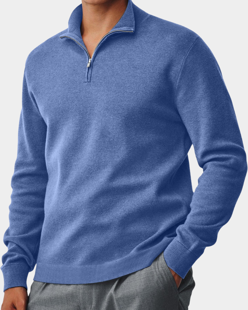 Rieti | Collar Zip Comfort Sweater