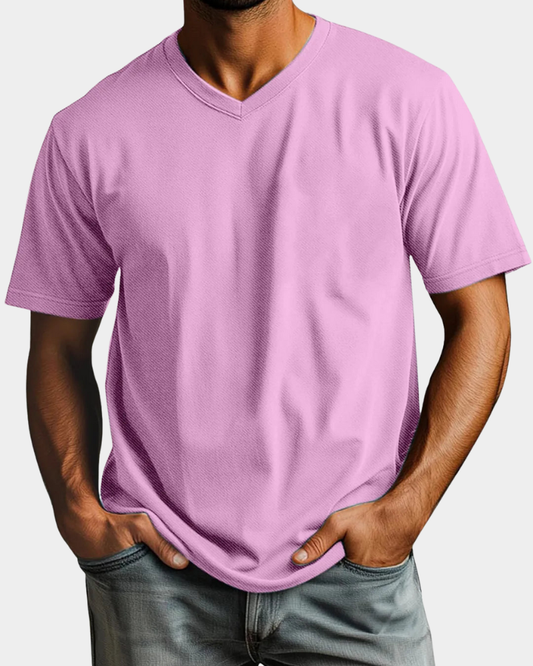 Amedeo | Refined Fit V-Neck T-Shirt