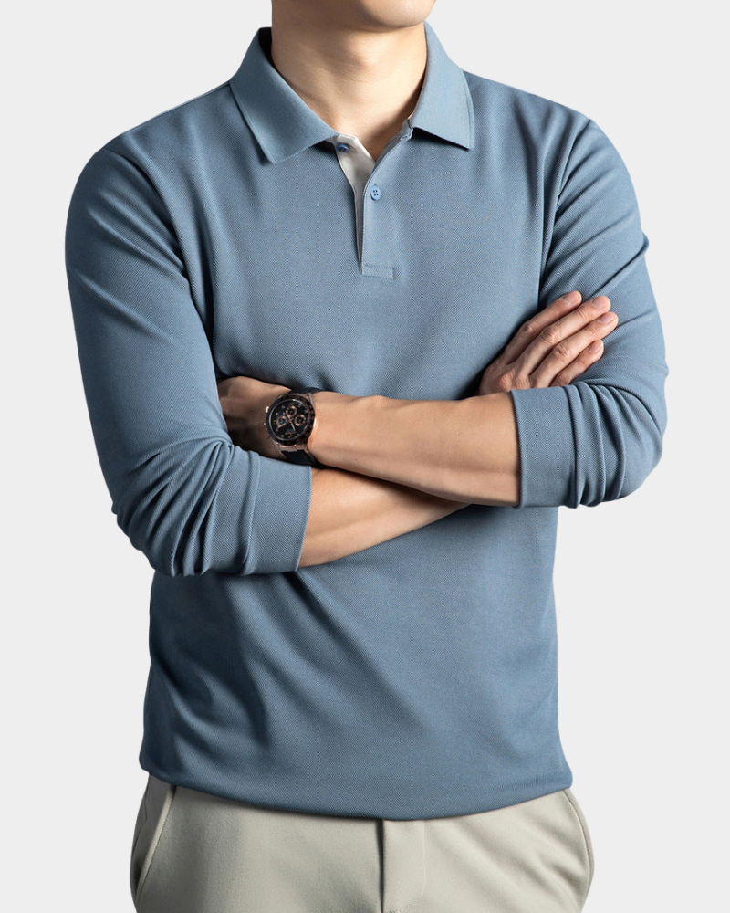 Alfredo | Premium Long-Sleeve Polo
