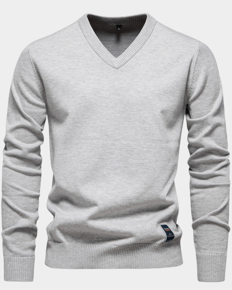 Roberto | Simple Classic V-Neck Sweater