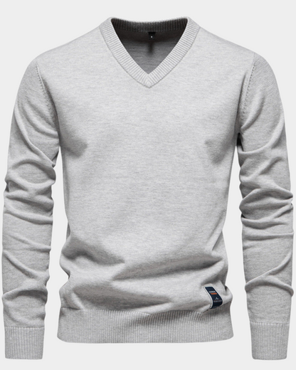 Roberto | Simple Classic V-Neck Sweater
