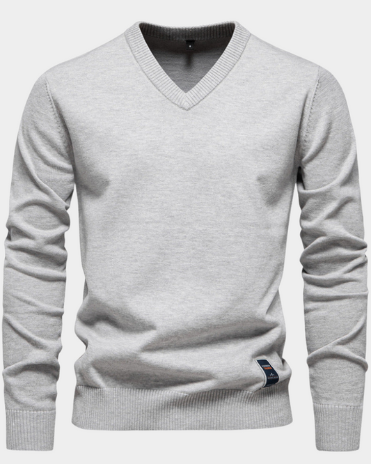 Roberto | Simple Classic V-Neck Sweater