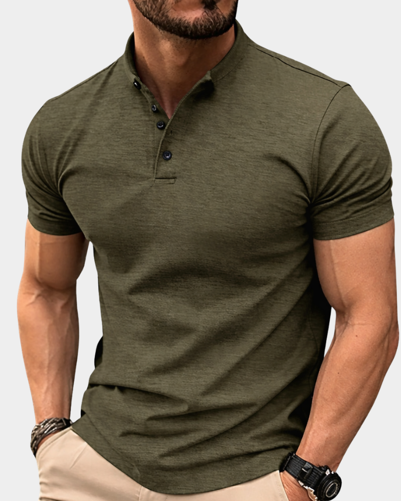 Alberto | Casual Solid Polo Shirt