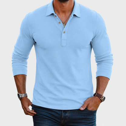 Aroldo | Long Sleeve Polo Shirt