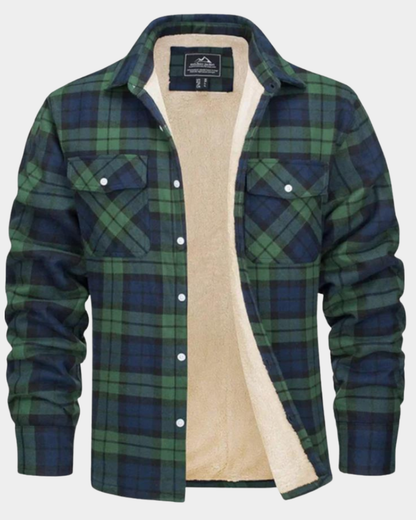 Carlo | Cozy Plaid Jacket