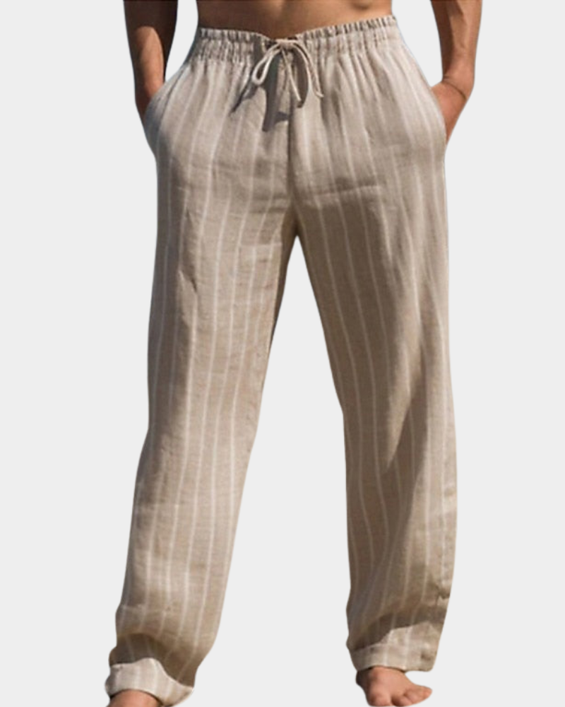 Pancrazio | Casual Elegance Striped Pants