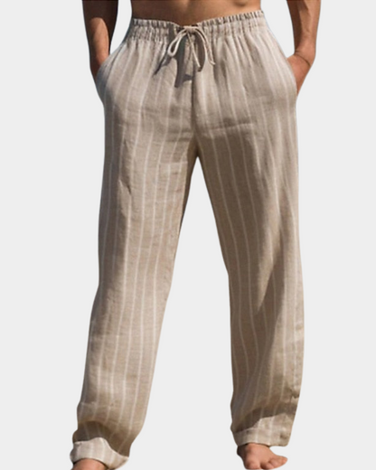 Pancrazio | Casual Elegance Striped Pants