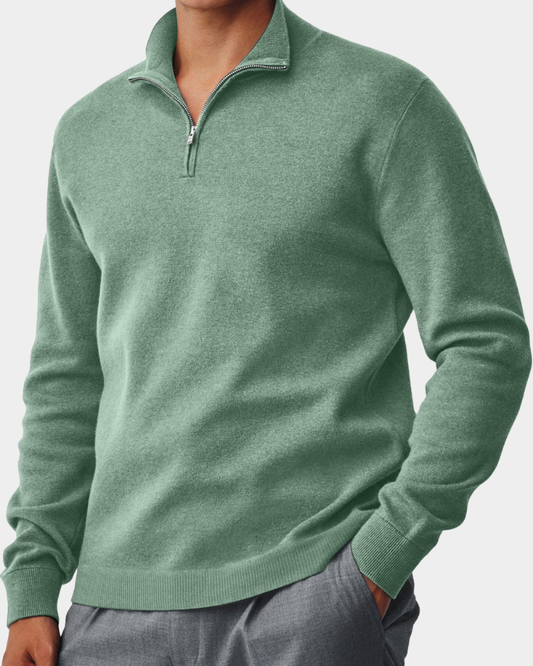 Rieti | Collar Zip Comfort Sweater