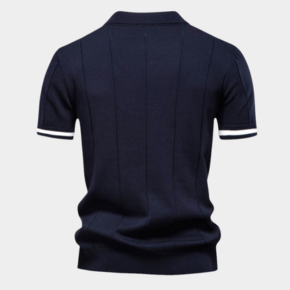 Alarico | Classic Quarter-Zip Polo Shirt