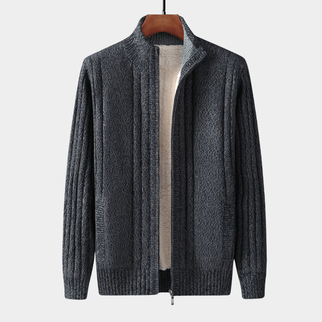 Deruta | Classic Zip Cardigan