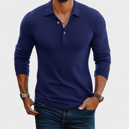 Aroldo | Long Sleeve Polo Shirt
