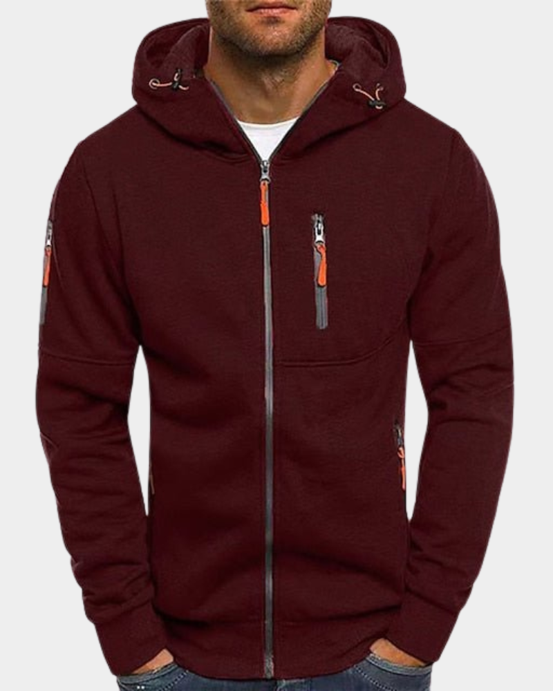 Clemente | Simply Hooded Zip-Up Jacket