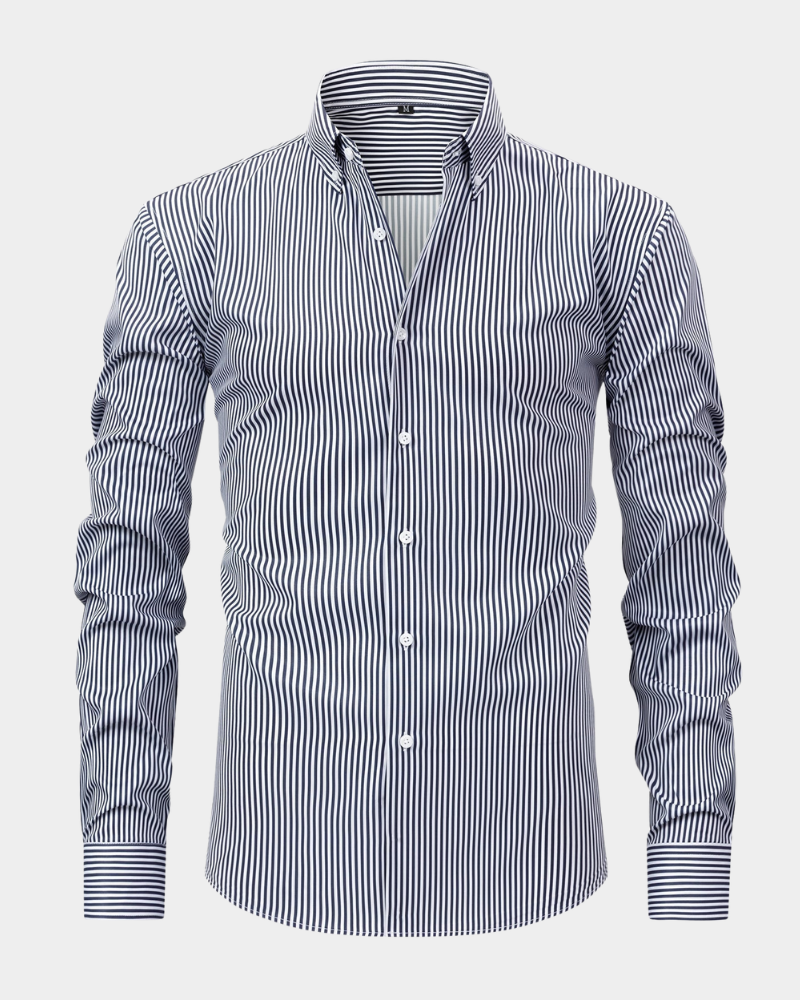 Sarzana | Striped Slim Fit Dress Shirt