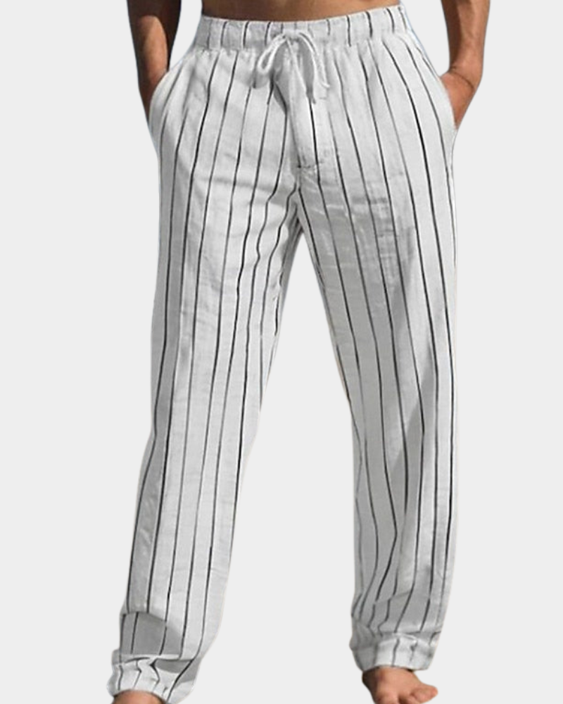 Pancrazio | Casual Elegance Striped Pants