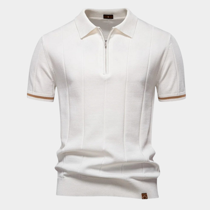 Alarico | Classic Quarter-Zip Polo Shirt