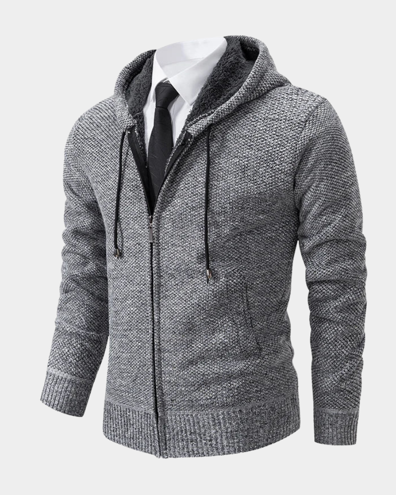 Ruggero | Minimalist Zip-Up Hoodie