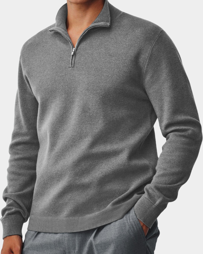 Rieti | Collar Zip Comfort Sweater