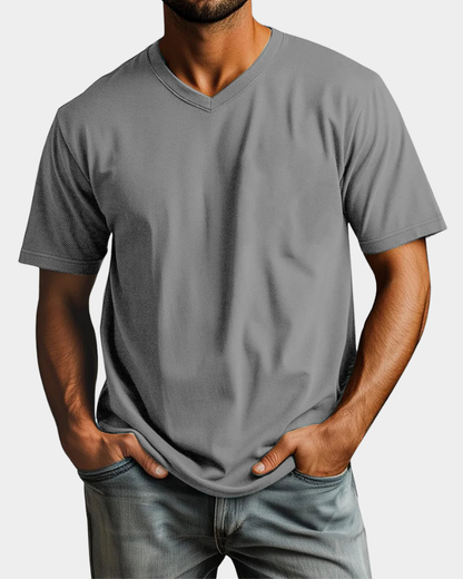 Amedeo | Refined Fit V-Neck T-Shirt