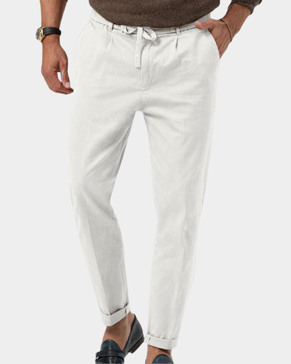 Piacenza | Slim-Fit Pleated Trousers