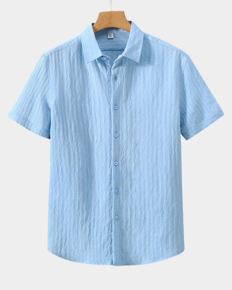 Spoleto | Slim Fit Linen Shirt