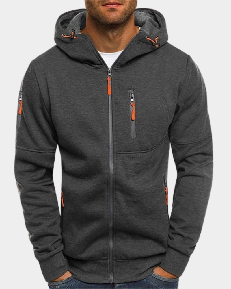 Clemente | Simply Hooded Zip-Up Jacket