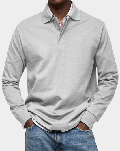 Alessio | Classic Long Sleeve Polo Shirt