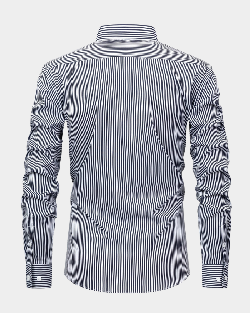 Sarzana | Striped Slim Fit Dress Shirt