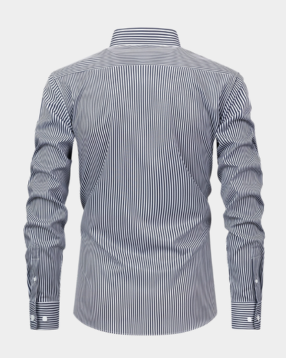 Sarzana | Striped Slim Fit Dress Shirt