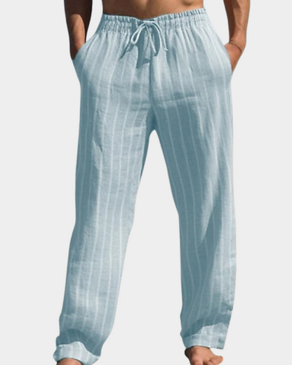 Pancrazio | Casual Elegance Striped Pants