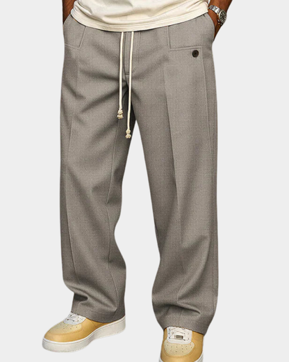 Placido | Elegant Drawstring Pants