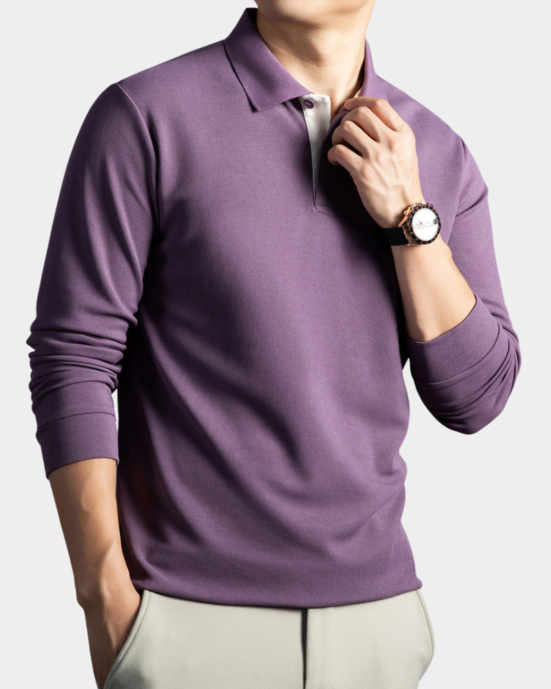 Alfredo | Premium Long-Sleeve Polo
