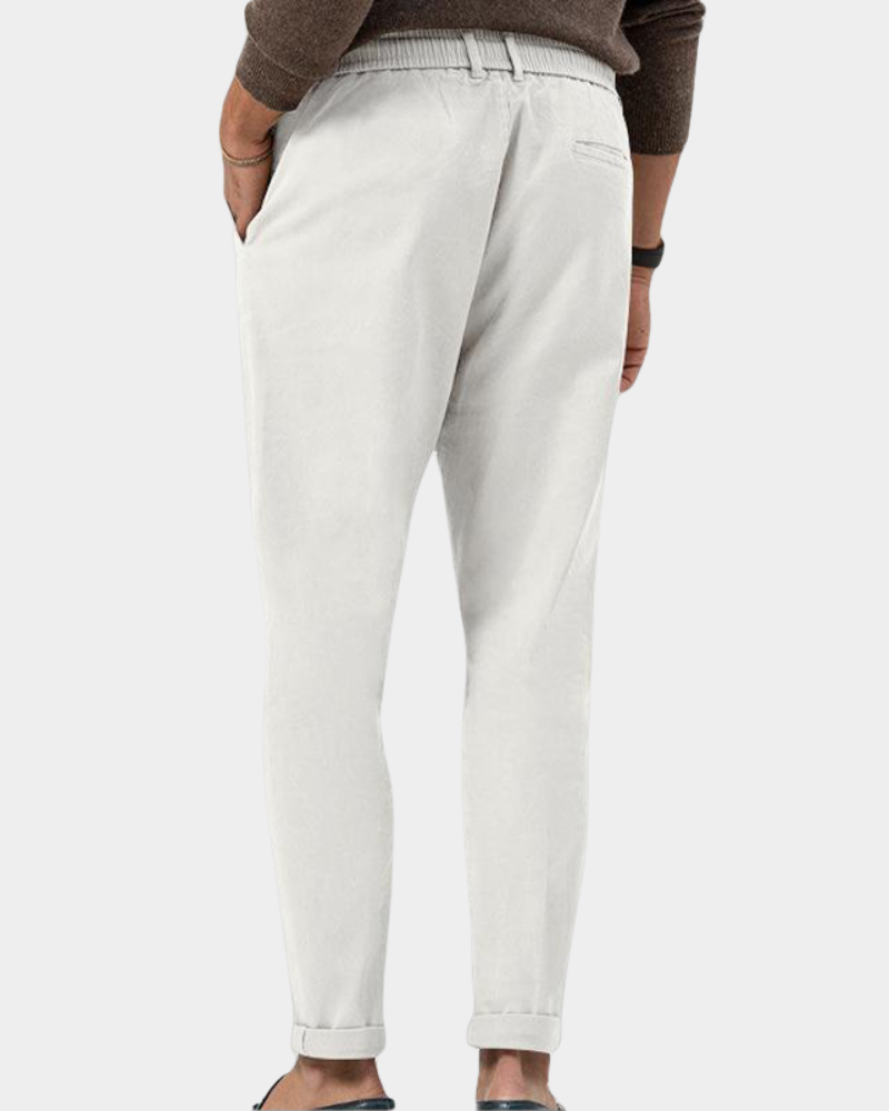 Piacenza | Slim-Fit Pleated Trousers