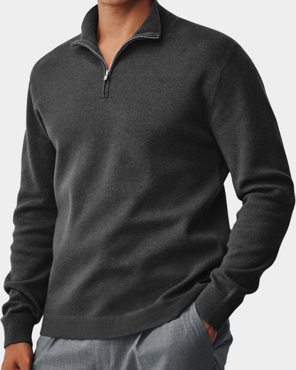 Rieti | Collar Zip Comfort Sweater